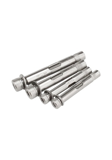 M6 M8 M10 M12 Hexagon Hex Socket Kafa Yerleşim Vıdacı 304 Paslanmaz Çelik Genişleme Cıvatası Renk: 70mm, Boyut: M121pcs