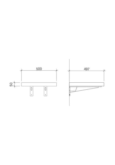 Kale Eternal Bench Modül 50Cm Çok Renkli