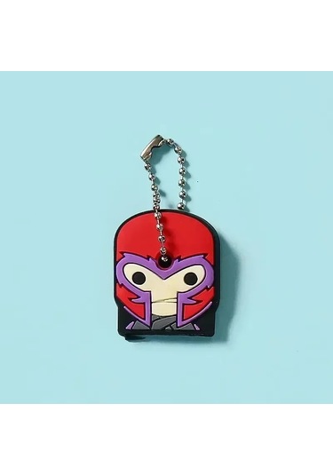 Mınıso 46 Modelli Toptan Anime Anahtarlık Kapağı - Minnie Karikatür Taşınabilir Anahtarlık Tutucu P13 Gri