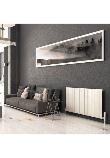 Royal Serisi Yükseklik-700mm Genişlik-1476mm 20 Dilim Siyah Alüminyum Radyatör