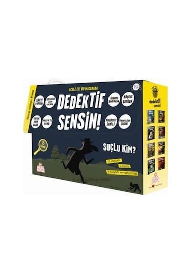 Mercankitap Dedektif Sensin / Iki Set Bir Arada 8 Kitap / Pronto