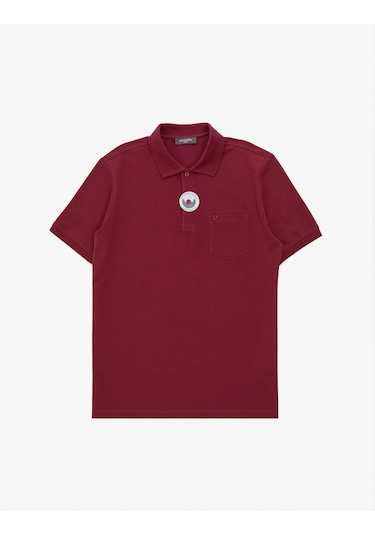 Pierre Cardin Erkek Bordo Tişört Basic 50325290-vr014