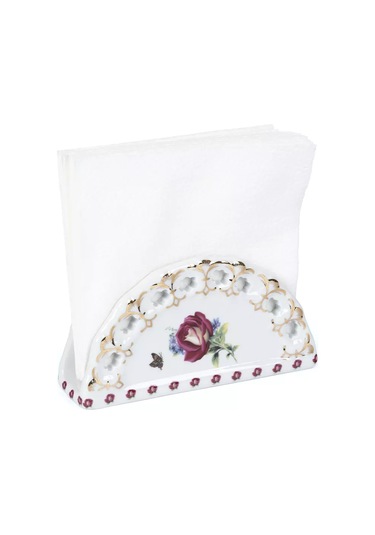 Rosenberg Mutfak Sıra Peçetelik Seramik 192883107 Beyaz