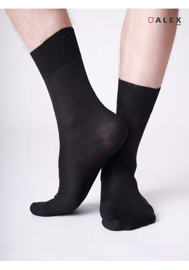 Alex Yvn Yüksek Pamuklu Çoraplar 2 Çift 412428453 Siyah