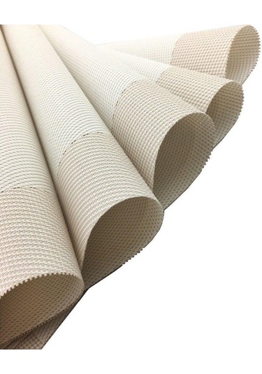 Mavi Mavi 6 Adet/grup Placemat Yemek Sofra Takımı Bej Pvc Masa Mat Placemats Pedleri Kase Coaster Mutfak Aksesuarları Mavi