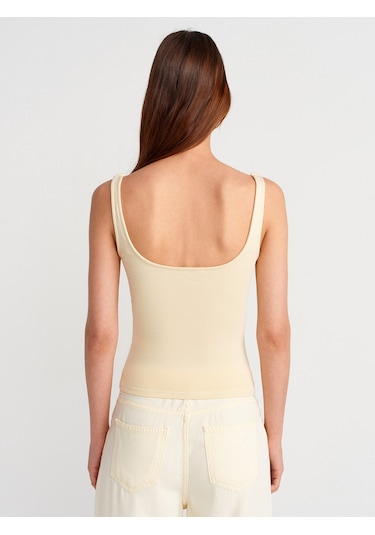 Dilvin 21057 Askılı Atlet-açık Sarı Açık Sarı