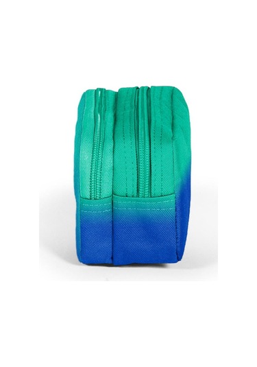 Coral High Kids Yeşil Saks Renk Geçişli İki Bölmeli Kalem Çantası 12075