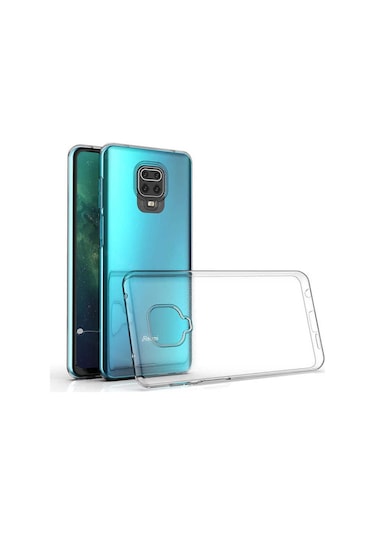 Xiaomi Redmi Note 9S Kilif Seffaf Silikon Hibrit Case 432387080