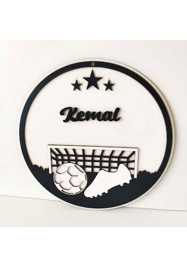 Beşiktaş Kapı Süsü Beyaz - Siyah