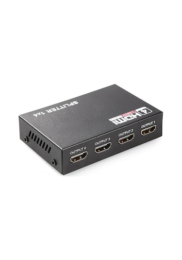 4 Port Hdmi Splitter Görüntü Çoklayıcı Çoğaltıcı Switch