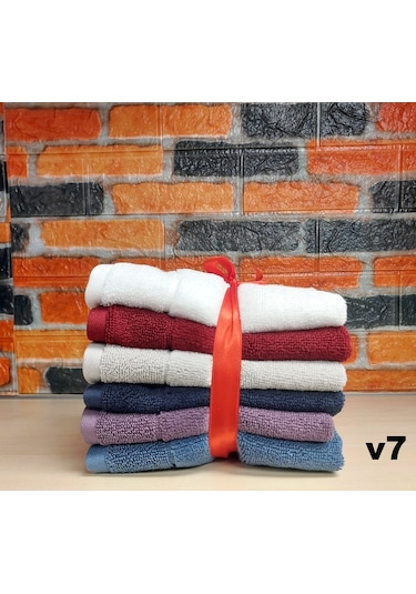 Özdilek Svv Border -6 Lı- Kalın & Yumuşak Mutfak Havlusu 33x33 - V7 Gri