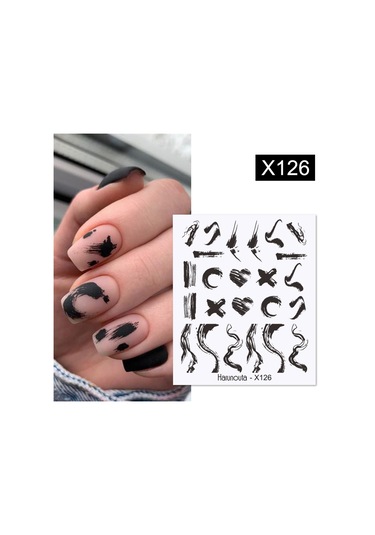 Su Transferli Nail Art Sticker X126 53622-2