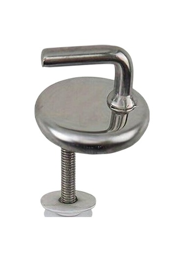 Trendooze Tuvalet Koltuk Kapağı Menteşeli Sağlam Montaj Banyo Gümüş Gümüş