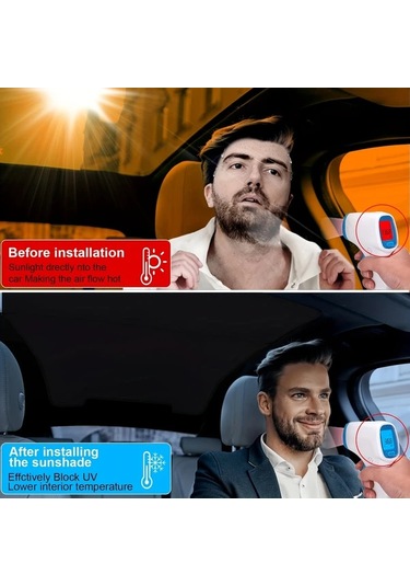 Honeybeeshop 2025 Tesla Model Y Juniper  Rengi Asılmaz Güneşlik Tavan Isı Yalıtımlı Cam Güneşliği -