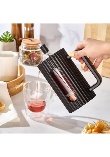 Karaca Parma French Press Siyah 800 Ml Siyah