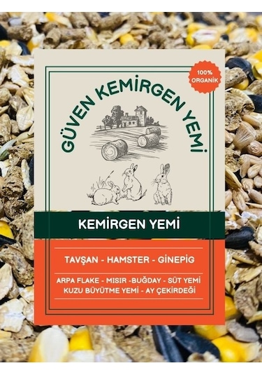 Tavşan Yem Kemirgen Yemi 1 KG