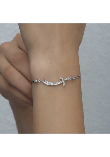 Casera's Gümüş Zülfikar Kılıcı Kadın Bileklik Csr2184521 Gümüş