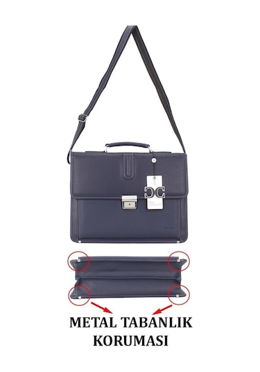 Case Club 2011 Evrak Tipi Erkek El Ve Omuz Çantası Lacivert