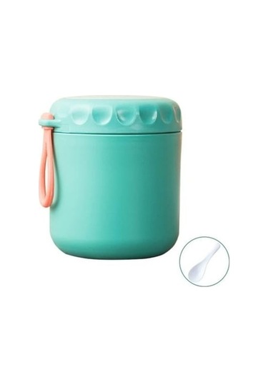 Yingfu Termal Yemek Kutusu - Paslanmaz Çelik Yalıtımlı 430ml Yeşil 1 L Yeşil Lunchbox Yeşil