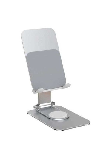 Pazly Ayarlanabilir Açık Gri Telefon & Tablet Standı - Dayanıklı Organizatör, Ev Ve Ofis İçin