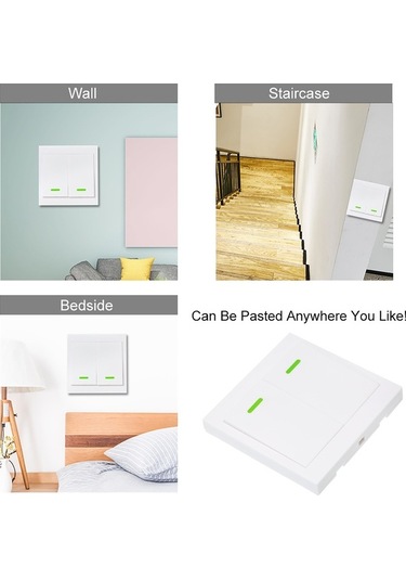 Yulong Geeroyoo 3'lü Akıllı Ev Anahtarı - 433mhz Kablosuz Rf