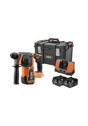 Aeg BBH18BL2-602MB 2x6.0AH Çift Akülü Kömürsüz Kırıcı Delici - 4935500110