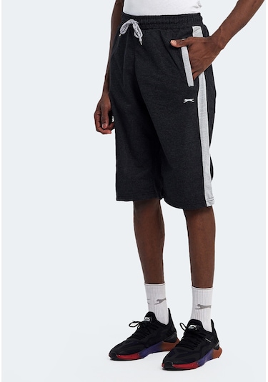 Slazenger NARAYAN IN Erkek Cepli Kapri Siyah Şort