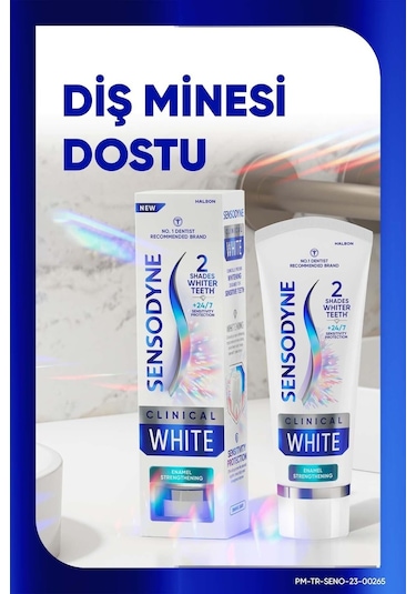 Sensodyne Klinik Beyazlık Güçlü Diş Minesi Diş Macunu 75 ML