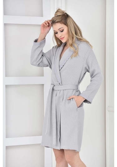Ecocotton Alessa Kadın Pike Bornoz