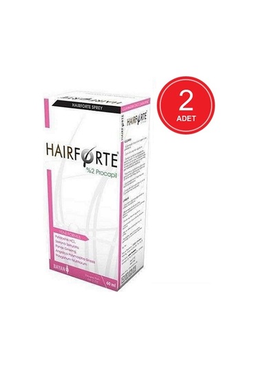 Hairforte Procapil Kadınlar için Saç Dökülmesine Karşı Sprey 2 x 60 ML