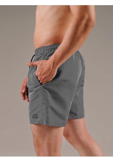 Akco Havuz Ve Deniz İçin Yazlık Yüzme Şortu 324973275 Gri