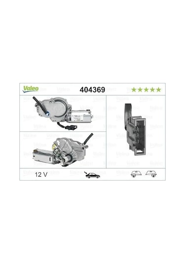 Valeo 404369 Silecek Motoru Arka 6n0955713a 6n0955713b