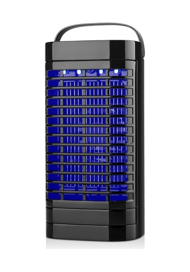 Elektrikli Sivrisinek Öldürücü, Mor Işık Ve Yüksek Voltajla Etkili Koruma Siyah