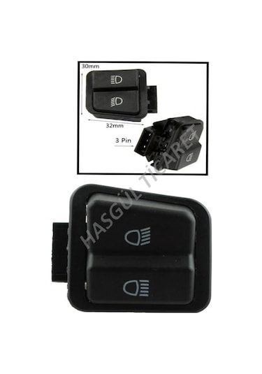 Hsgl Scooter Düğme Seti 5 Li N11.959