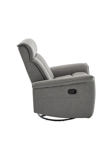 Monoco Döner Ve Sallanır Mekanizmalı Baba Ve Tv Koltuğu-Bej-Gri 87 x 97 x 102 CM Bej