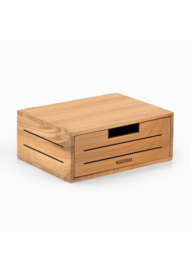 Woodsaka - 3line Mini Çekmece - Masaüstü Kutu