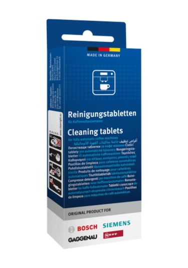 Bosch Siemens Gaggenau Kahve Espresso Makinesi Temizleyici Tablet 10'lu
