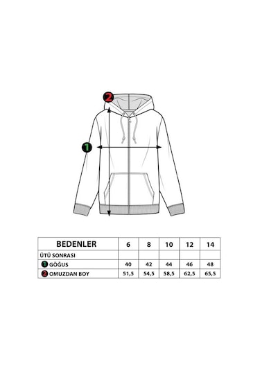 Toontoy Erkek Çocuk Kapüşonlu Baskılı Hırka Antrasit Melanj