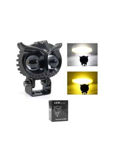 Baykuş Çift Renk Led Aydınlatma Off Road Motorsiklet 1 Adet