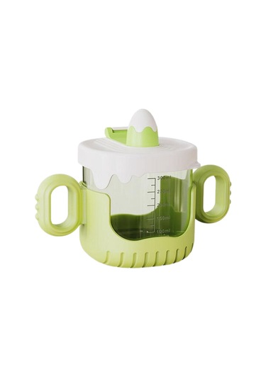 Dolıty Damlatmaz Bardak 10 Oz Karikatür Taşınabilir Yeşil