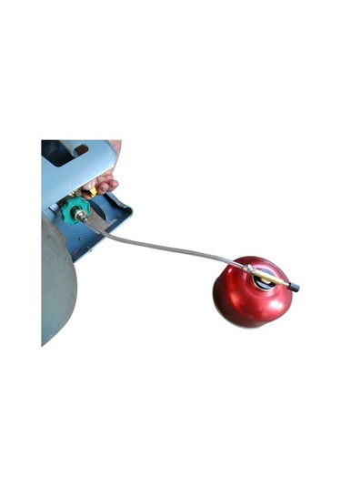 Pazly Kamp Ocağı Propan Dolum Adaptörü Düz Silindir Tank Bağlantı Parçası Şişe Uyumlu Gümüş