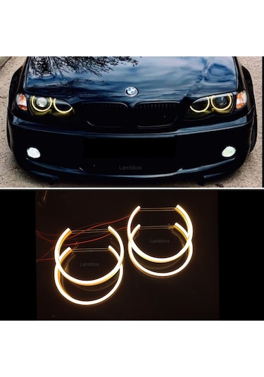 BMW E46 Facelift Angel Eye Halka Sarı Pamuk Led