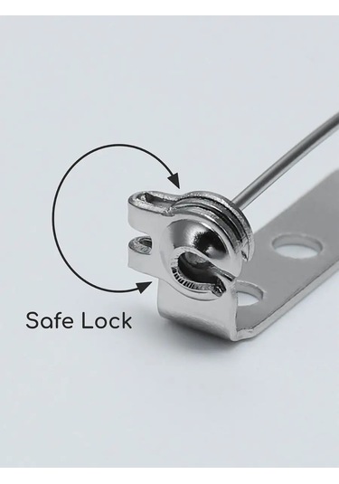 Wood Accessories Broş İğnesi, Rozet İçin Taban, Broş İçin Tabaka 155148307 Gri