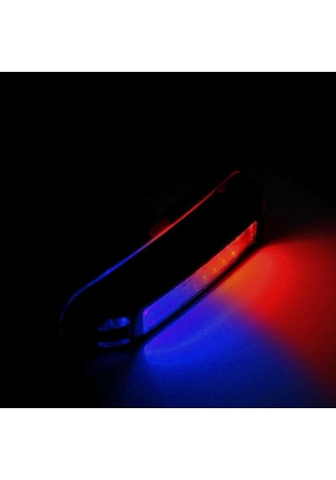 Briviga Usb Şarjlı Bisiklet Çakar Işığı Ebl-035Rb Siyah