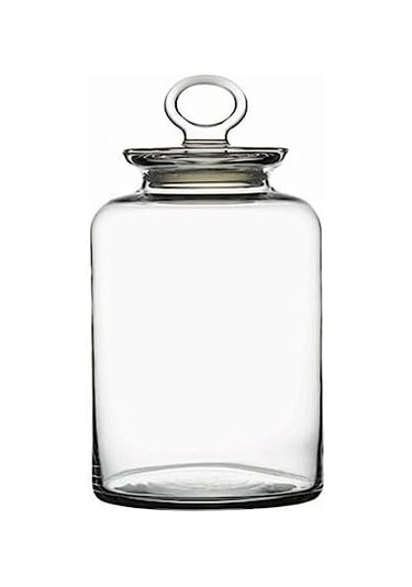 Kıtchen Cam Kapaklı Kavanoz Siyah