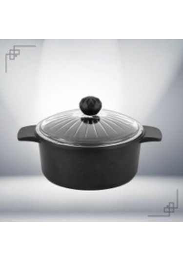 Kristal İkili Derin Tencere 20 - 24 Cm Siyah