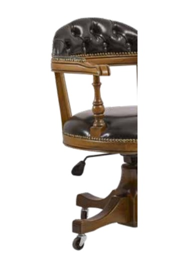 Bengimobilya Sandalye Zus149 Amatsör Model Tam Kolçak Kapitone Ahşap Iskelet P