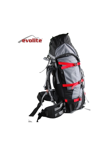 Evolite Colorado 55+10 Litre Sırt Çantası Siyah