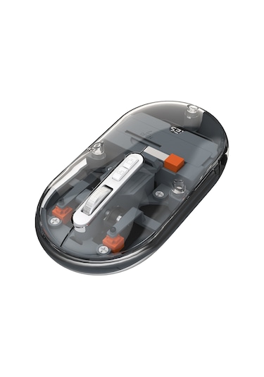 Everest Sm-bt29 Glassy Usb Gri Transparan 2in1 Bluetooth Ve 2.4ghz Kablosuz Mouse Sm-bt29