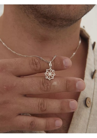 Zolotye Uzory 925 Ayar Gümüş Molvinets Kolye 74423556